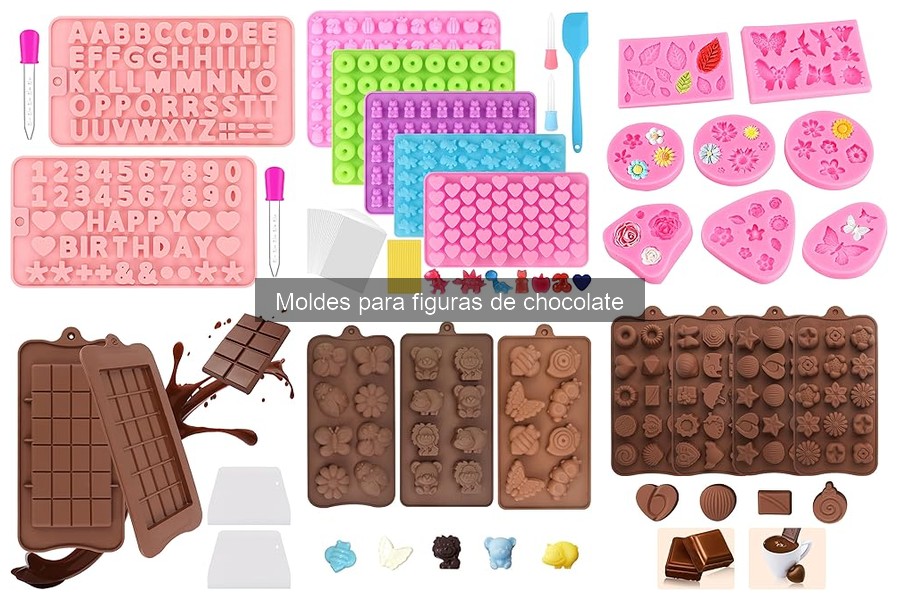 Descubre qué son los moldes para figuras de chocolate