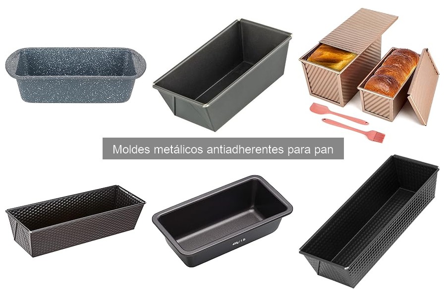Diferencias entre moldes metálicos y otros para pan