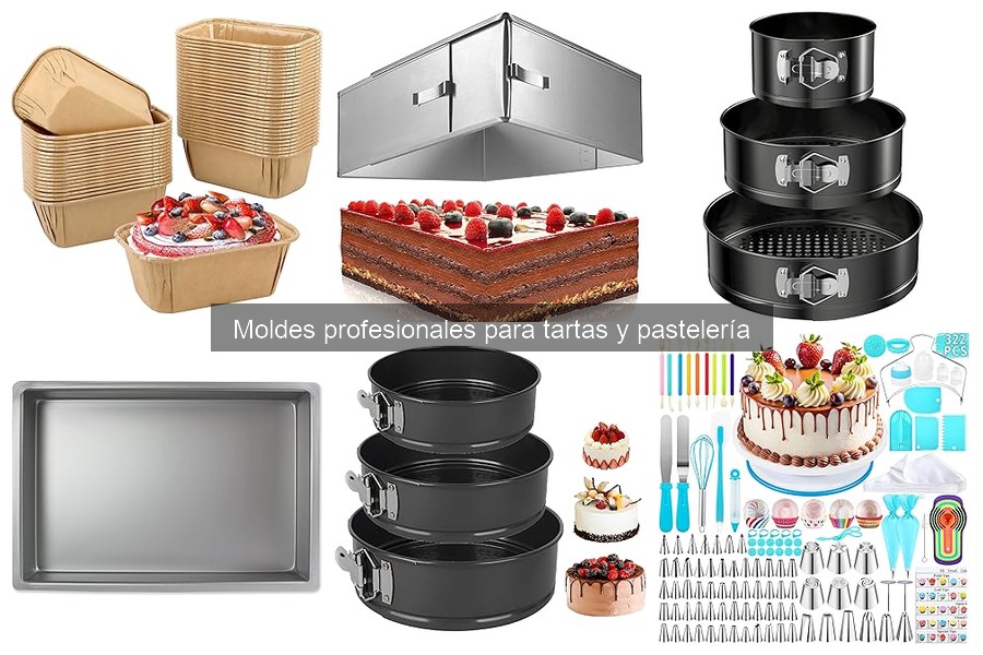 Diferencias entre tamaños y formas de moldes para tartas