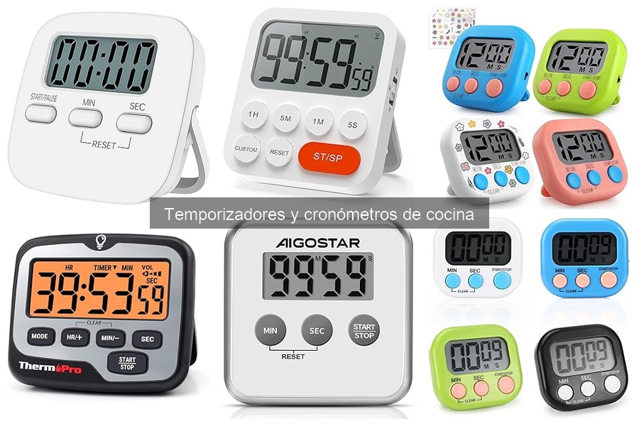 Diferencias entre Temporizadores de Cocina y Cronómetros Manuales