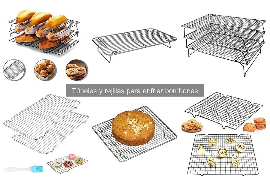 Diferencias entre túneles y rejillas para enfriar bombones