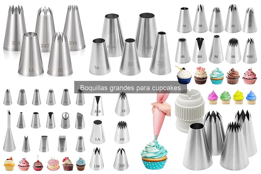 Dónde comprar boquillas grandes para cupcakes fácilmente