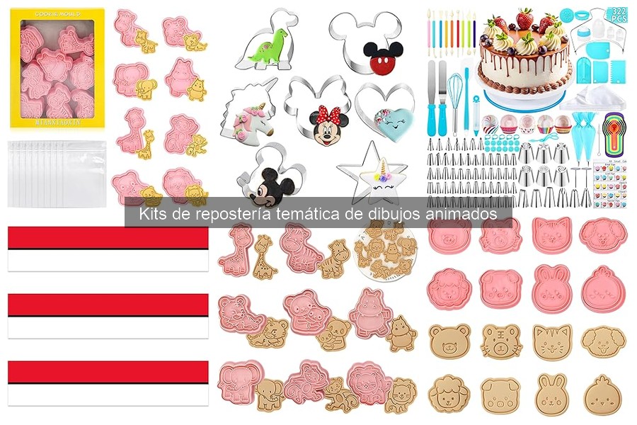 Dónde comprar kits de repostería de dibujos animados