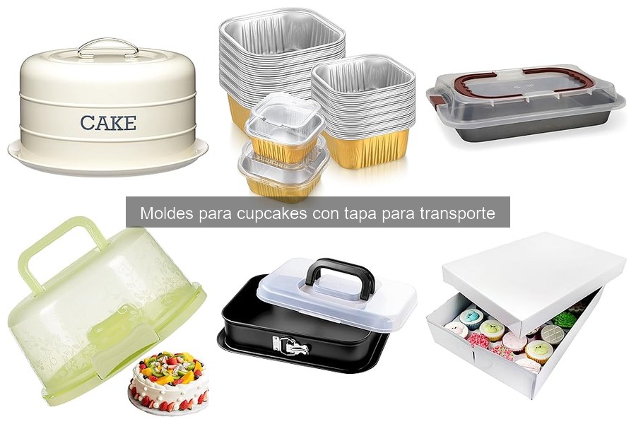 ¿Dónde comprar moldes para cupcakes con tapa y envío gratis?