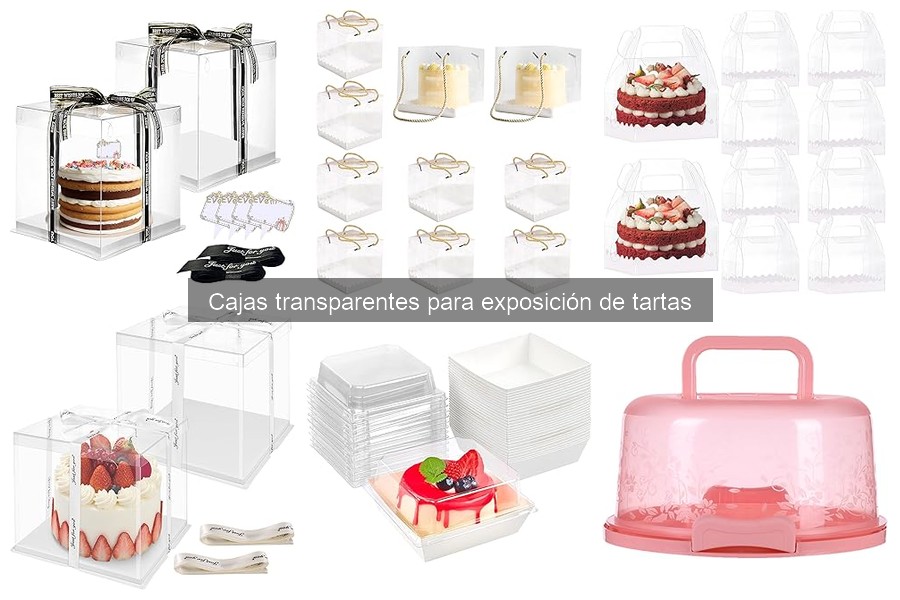 Errores comunes al elegir cajas transparentes para tartas