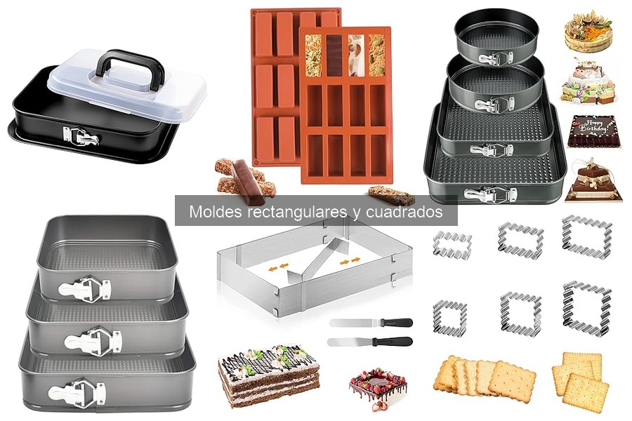 Errores comunes al elegir moldes rectangulares y cuadrados