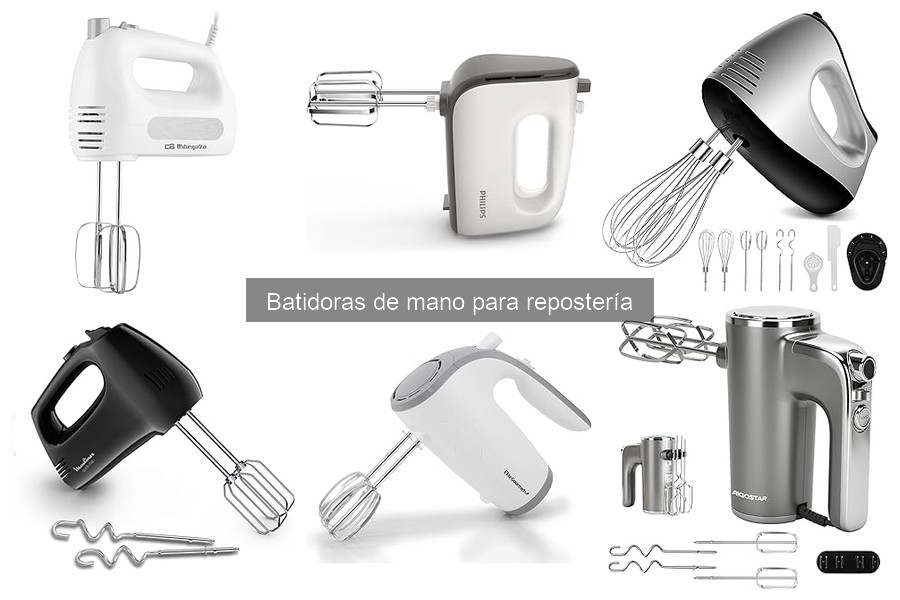 Errores comunes al usar batidoras de mano en repostería