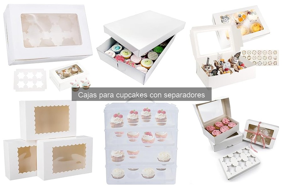 Errores comunes al usar cajas para cupcakes con separadores