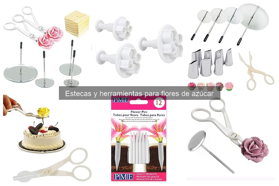 Errores comunes al usar estecas para flores de azúcar