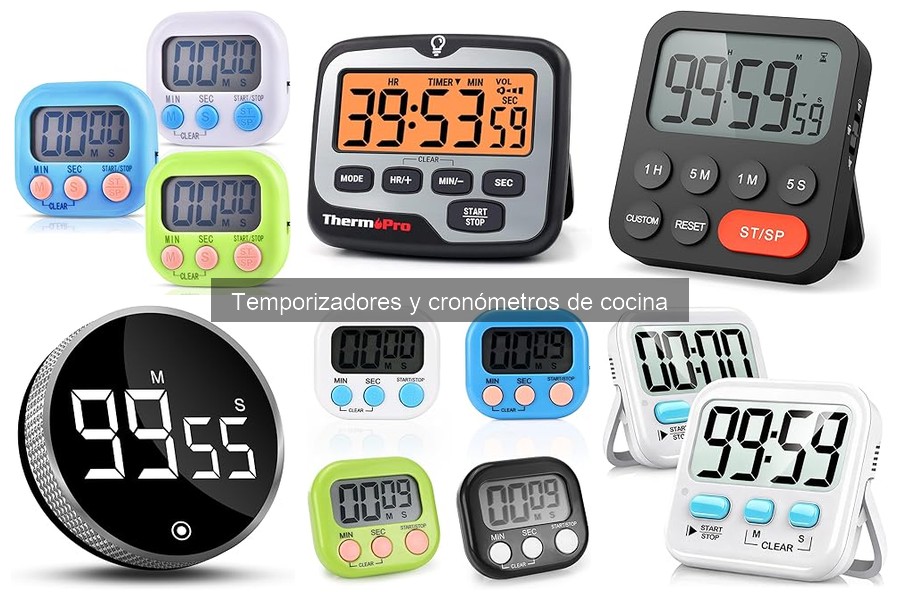 Errores comunes al usar temporizadores de cocina