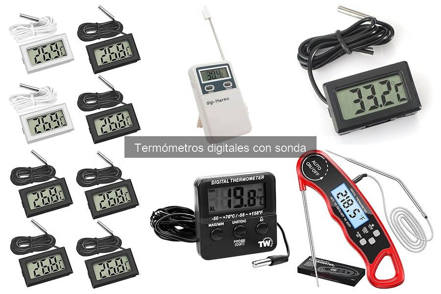 ** Errores comunes al usar termómetros digitales con sonda