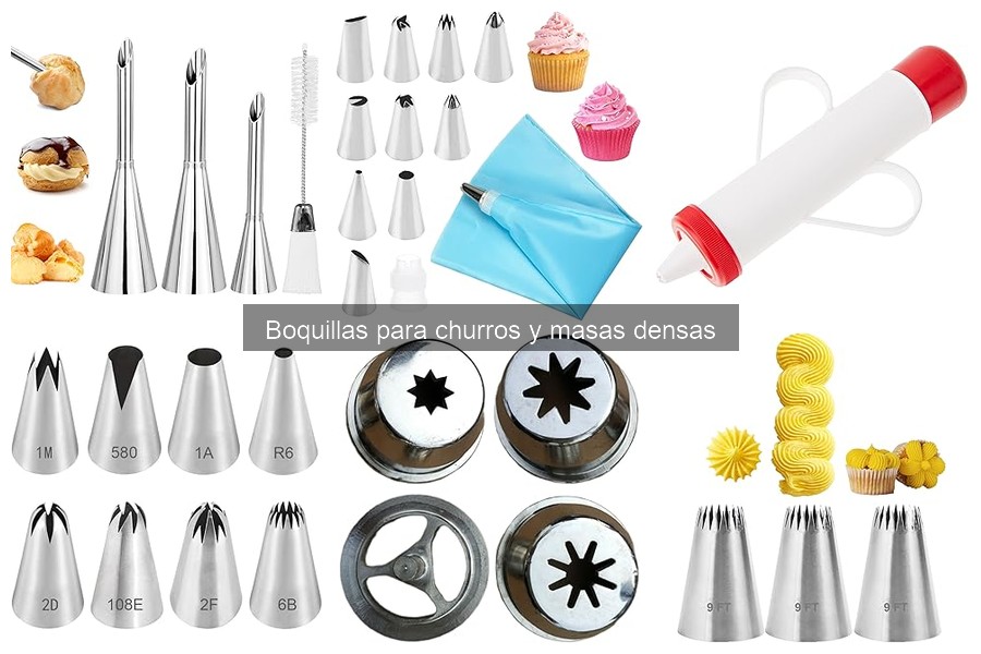 Guía de compra: Boquillas para churros y masas densas