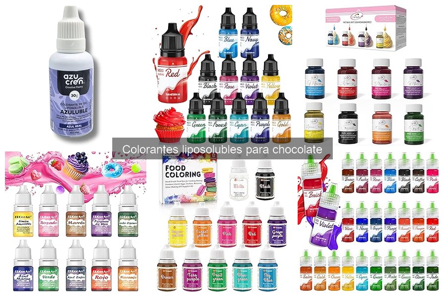 Guía de compra: Cómo elegir colorantes liposolubles para chocolate