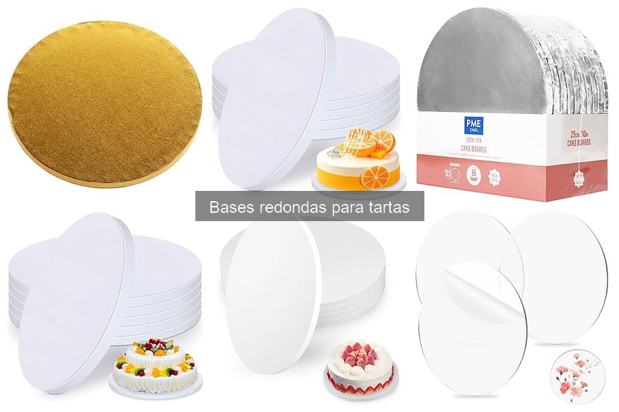 Guía de compra de bases redondas para tartas