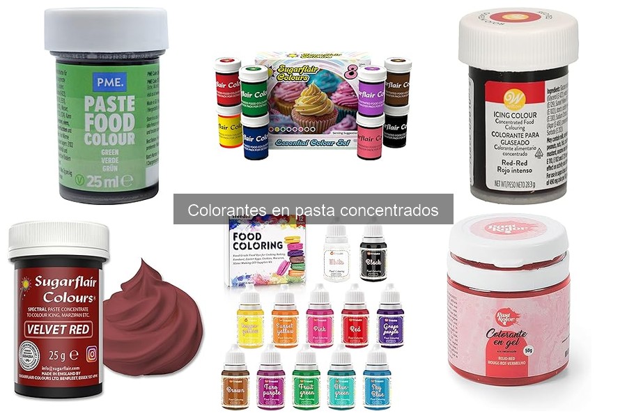 Guía de Compra de Colorantes en Pasta Concentrados