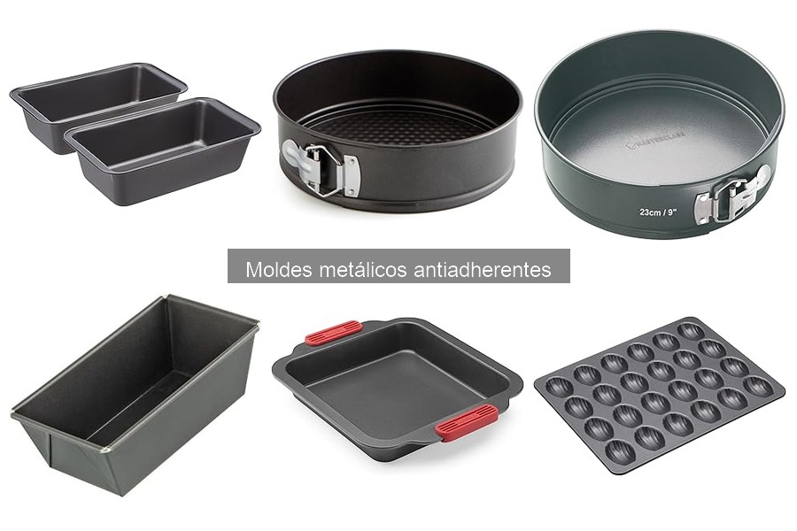 Guía de marcas de moldes metálicos antiadherentes para repostería