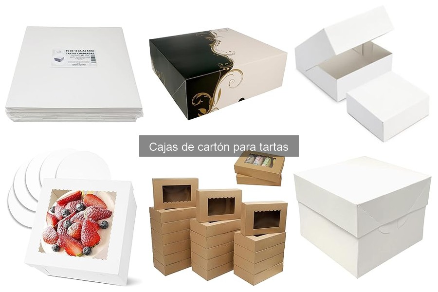 Guía para elegir la caja de cartón ideal para tartas