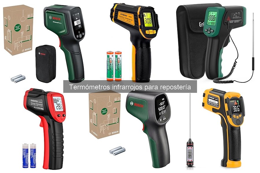 Guía para elegir termómetros infrarrojos para repostería
