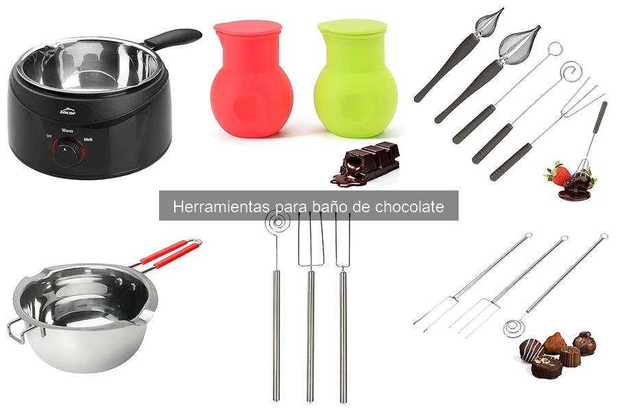 Herramientas para baño de chocolate: ¡Descubre las mejores!