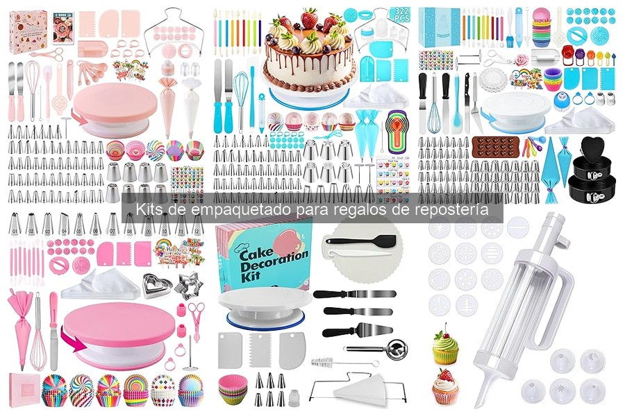 Ideas creativas con kits de empaquetado para repostería