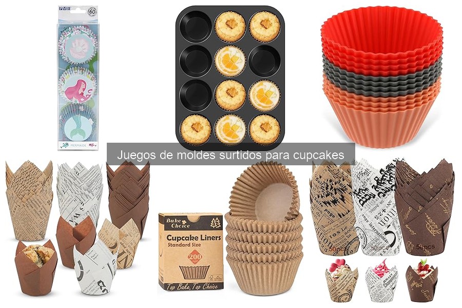 Ideas creativas para decorar cupcakes con moldes surtidos
