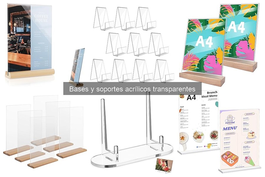 Ideas creativas para decorar tartas con bases acrílicas