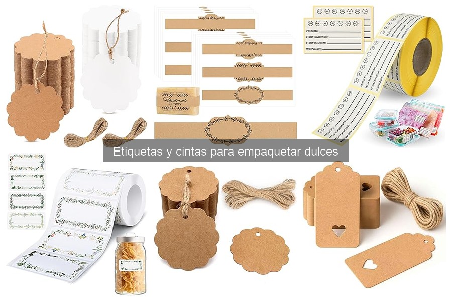 Las mejores cintas para empaquetar dulces en eventos
