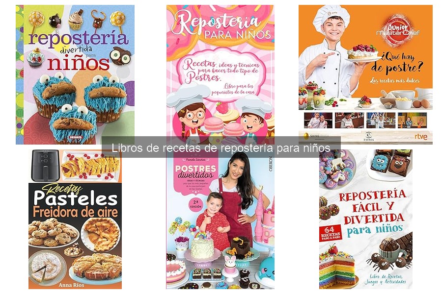 Libros de recetas de repostería ideales para niños