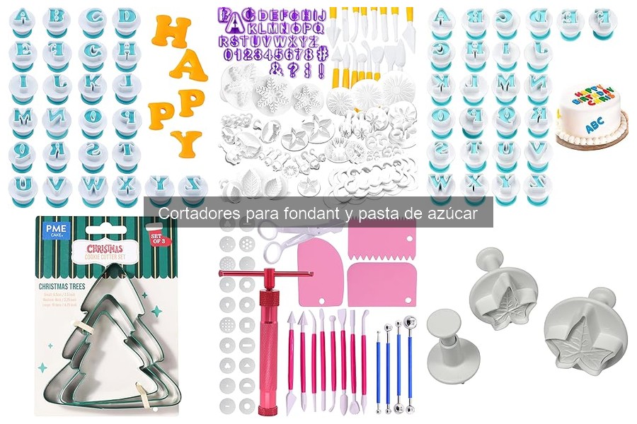 Los mejores cortadores de fondant para principiantes