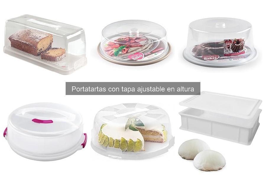 Mantenimiento del portatartas con tapa ajustable en altura