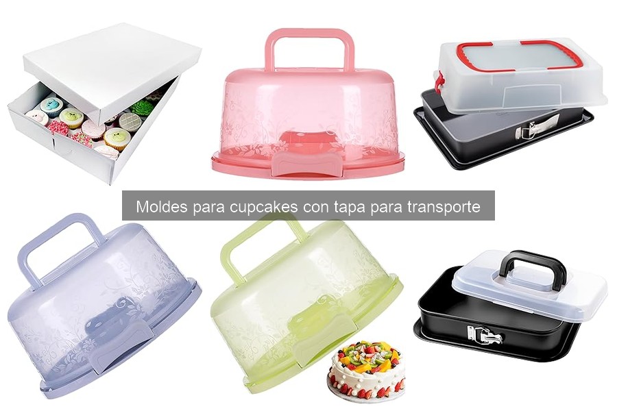 Materiales ideales para moldes de cupcakes con tapa