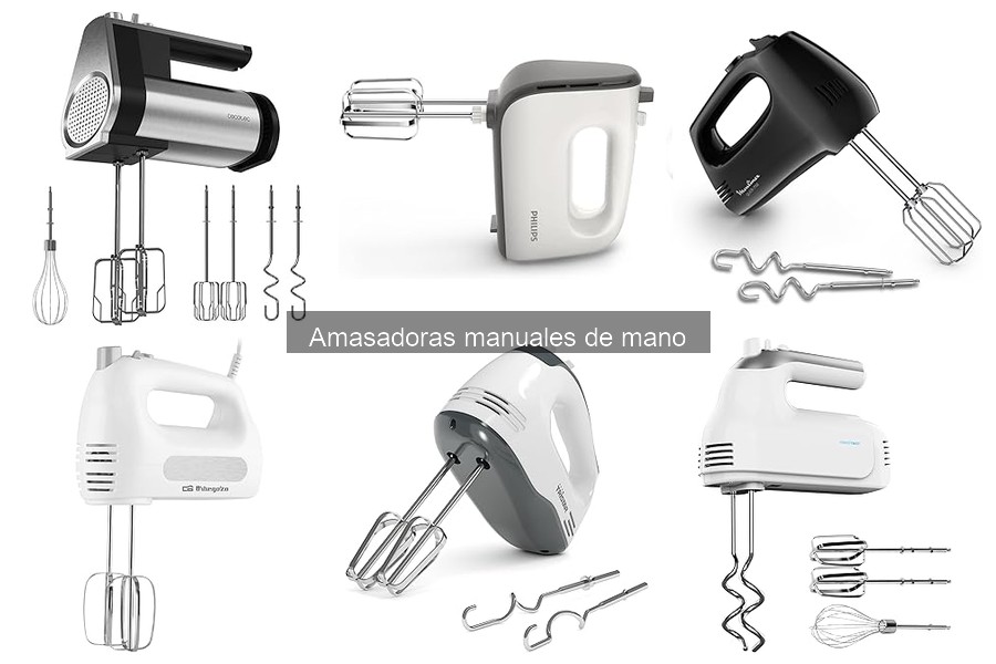 Mejores amasadoras manuales para principiantes en casa