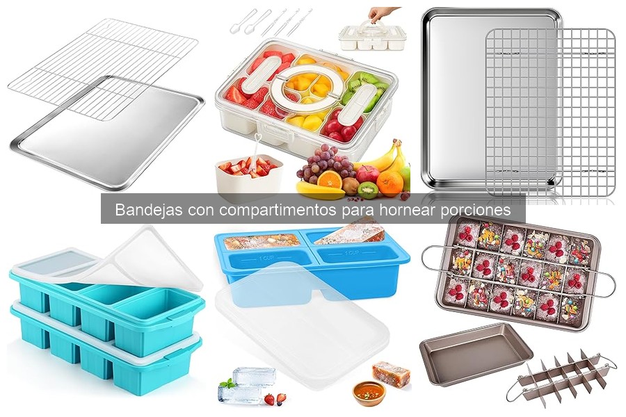 Mejores bandejas con compartimentos para hornear en 2023