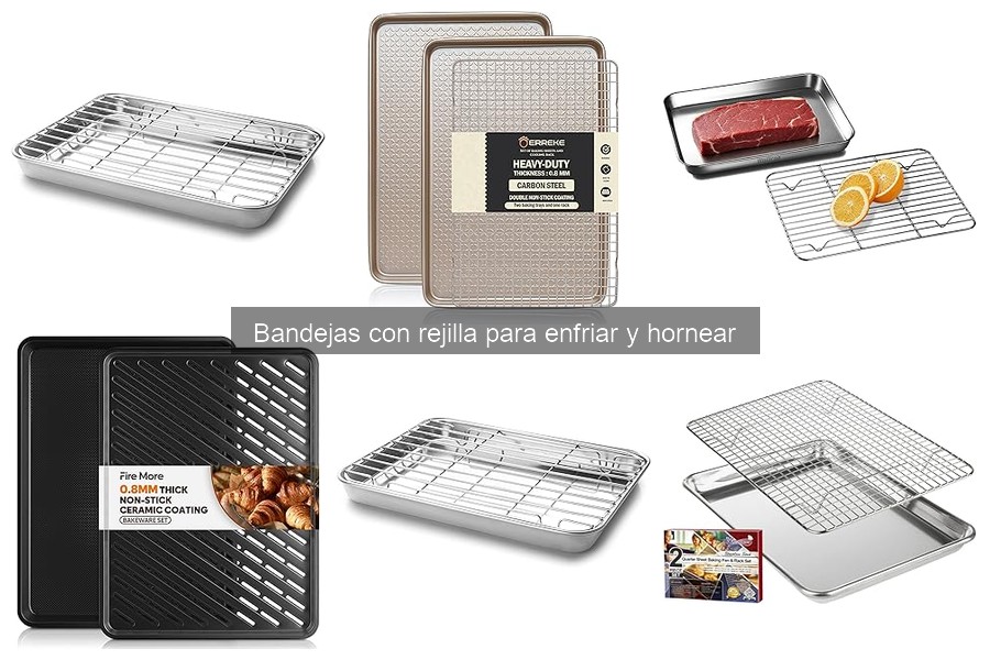 Mejores bandejas con rejilla para repostería en 2023