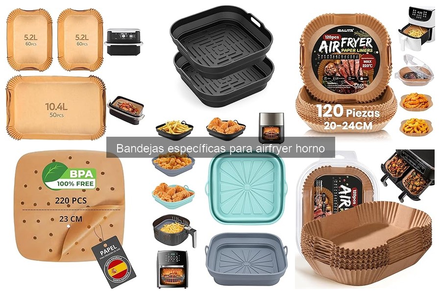 Mejores bandejas para airfryer en 2023: Comparativa y opiniones