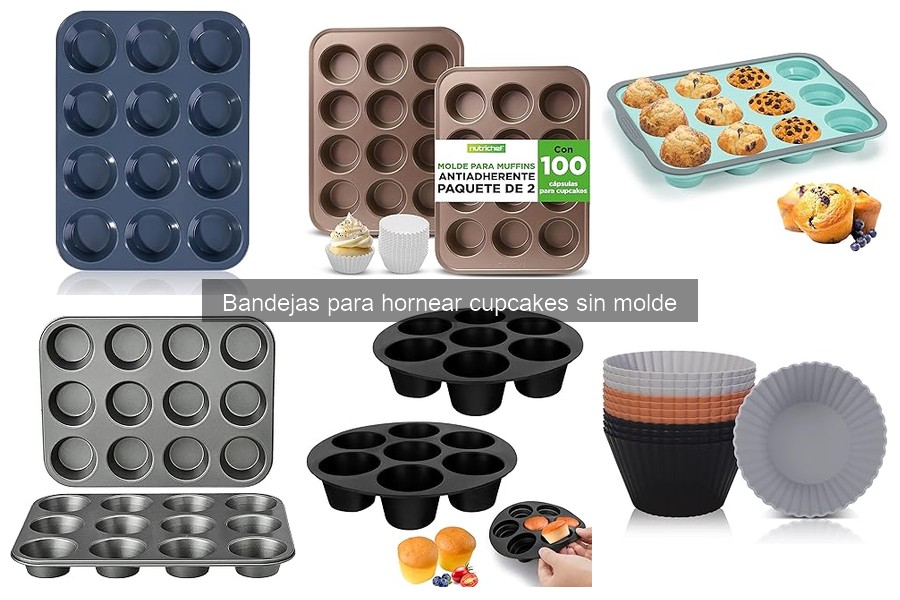 Mejores bandejas para hornear cupcakes sin molde en 2023