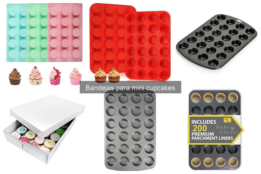 Mejores bandejas para mini cupcakes: comparativa de marcas