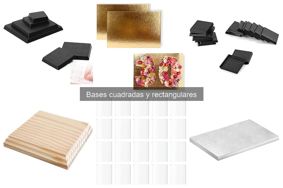 Mejores Bases Cuadradas y Rectangulares para Repostería Profesional