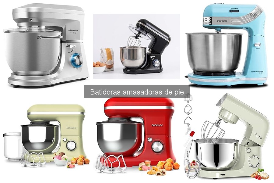 Mejores batidoras amasadoras de pie para reposteros principiantes