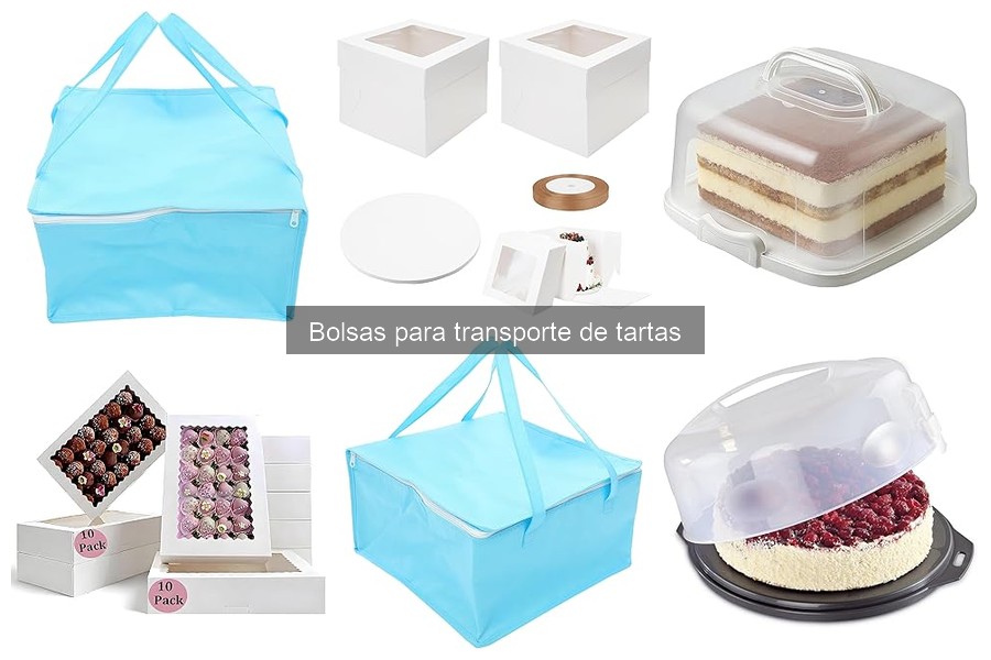 Mejores bolsas para transportar tartas en 2023: Comparativa