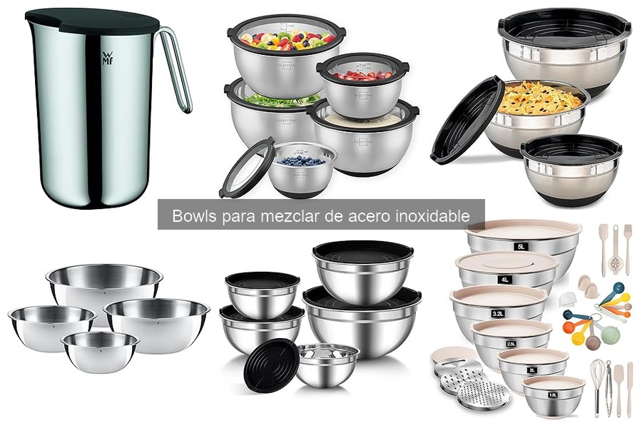 Mejores bowls de acero inoxidable para repostería