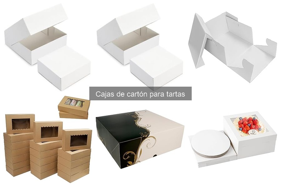 Mejores cajas de cartón para tartas: comparativa y opiniones