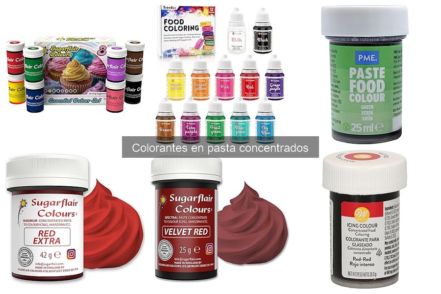 ** Mejores colorantes en pasta concentrados para decorar tartas