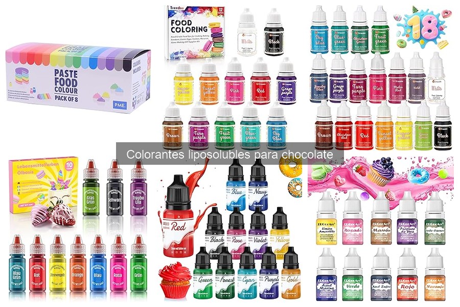 Mejores colorantes liposolubles para chocolate en 2023