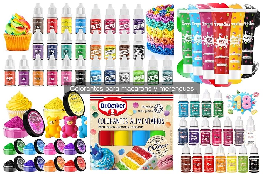 Mejores colorantes para macarons para principiantes
