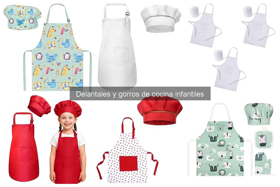 Mejores delantales infantiles para cocinar en 2023
