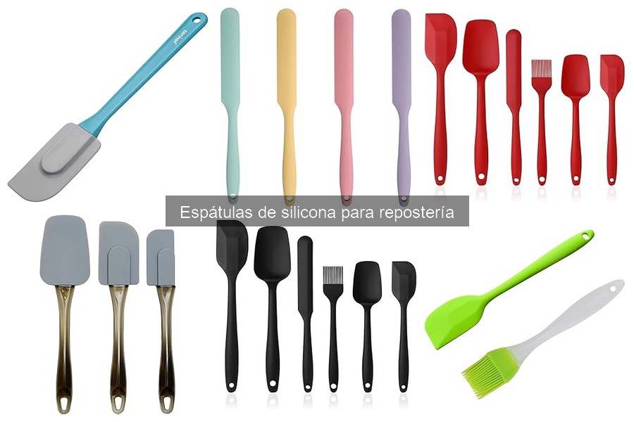 Mejores espátulas de silicona para repostería en 2023