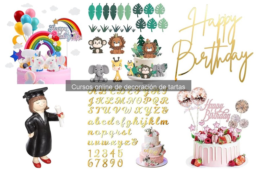 Mejores instructores de cursos online en decoración de tartas