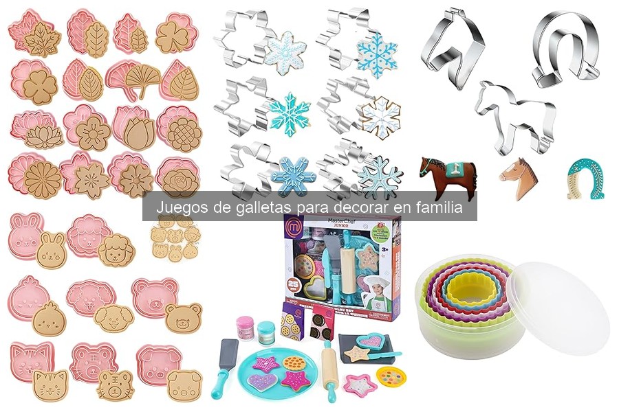 Mejores juegos de galletas para decorar en familia