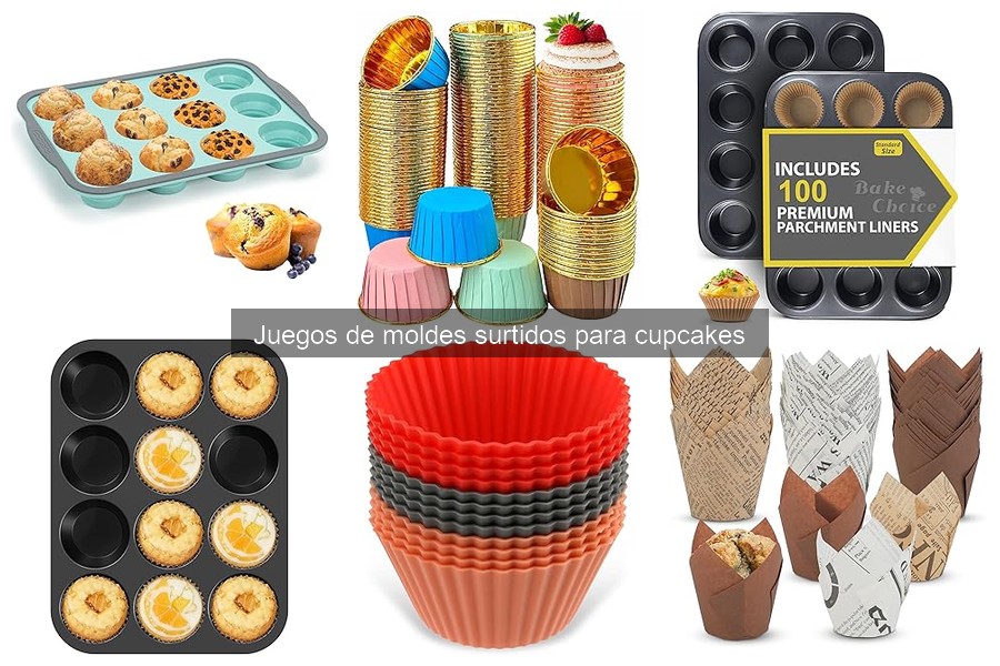 Mejores juegos de moldes surtidos para cupcakes para principiantes